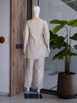 Elegant Off-White Embroidered Kurti & Pant Co-Ord Set – view 3