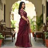Pure Space Silk in Red – view 2