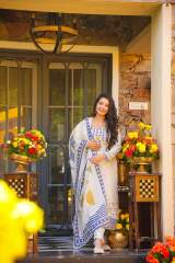 Premium Muslin Fabric & Apparel Collection in White