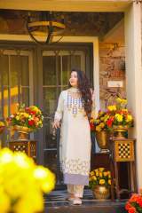 Premium Muslin Fabric & Apparel Collection in White – view 2
